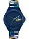 LACOSTE Analoguhr blau / nachtblau / grn / orange / wei