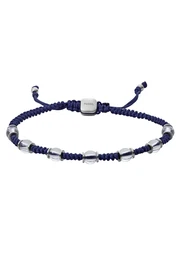 Armband dunkelblau / silber
