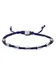 FOSSIL Armband dunkelblau / silber
