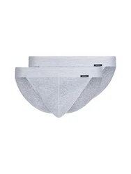 Skiny Slip graumeliert/schwarz