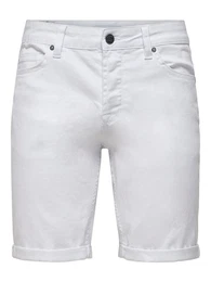 Shorts ''''Ply'''' white denim