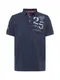CAMP DAVID Shirt blau / hellgrau