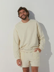 ABOUT YOU x Alvaro Soler Sweatshirt 'Pierre' beige/creme