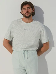 ABOUT YOU x Alvaro Soler Shirt 'Rico' hellgrün/mischfarben