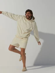 ABOUT YOU x Alvaro Soler Hoodie 'Nevio' beige / creme