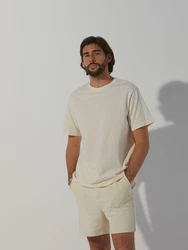 ABOUT YOU x Alvaro Soler T-Shirt 'Rocco' beige/creme