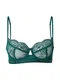 Hunkemöller Podprsenka ''''Honey''''  tmavě zelená