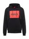 HUGO Sweatshirt 'Duratschi' grenadine / schwarz