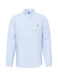 Hemd hellblau / wei