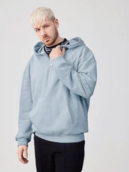 ABOUT YOU x Rewinside Sweatshirt 'Elias' hellblau / schwarz / weiß