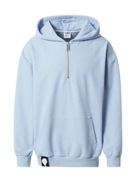 Sweatshirt 'Elias' hellblau / schwarz / wei