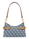 GUESS Torba za na rame ''''Zadie''''  plavi traper / toplo smea / bijela