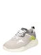 BLACKSTONE Sneaker grau / dunkelgrau / wei / zitrone