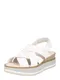 GABOR Páskové sandály  bílá