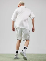 ABOUT YOU x Rewinside Shirt 'Yasin' schwarz/weiß