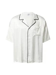 ABOUT YOU x Rewinside Shirt 'Yasin' schwarz/weiß