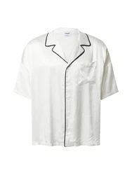 ABOUT YOU x Rewinside Shirt 'Yasin' schwarz/weiß