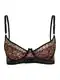 Hunkemöller Podprsenka 'Rosie'  krémová / světle hnědá / černá