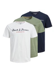 T-Shirt ''''Berg'''' navy / oliv / wei