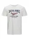 JACK & JONES Shirt navy / dunkelrot / wei