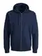 JACK & JONES Sweatjacke 'JJStar' navy