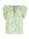 PIECES Curve Bluza 'Vlora'  zelena / sivkasto zelena / svijetlozelena / crna