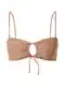 Abercrombie & Fitch Bikiny ''''CINCHED''''  světle hnědá