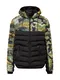BRAVE SOUL Jacke 'Cyiber' marine / gelb / oliv / schwarz