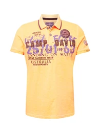 Poloshirt helllila / orange / burgunder