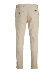 JACK & JONES Chinohose 'Marco Fury' creme/schwarz
