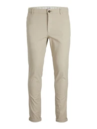 Chinohose 'JJMarco' creme / schwarz