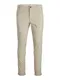 JACK & JONES Chinohose 'JJMarco' creme / schwarz