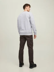 JACK & JONES Sweatshirt JJESTAR BASIC (4012) hellgrau