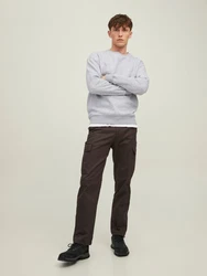 JACK & JONES Sweatshirt JJESTAR BASIC (4012) hellgrau