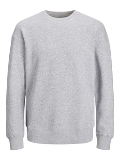JACK & JONES Sweatshirt JJESTAR BASIC (4012) hellgrau JACK & JONES Sweatshirt JJESTAR BASIC (4012) hellgrau