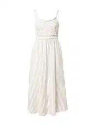 Šaty 'Kiki' béžová / bílá