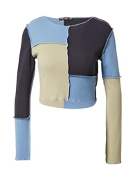 Tričko starobéžová / světlemodrá / tmavě modrá