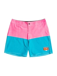 Sportbadeshorts hellblau / hellpink / schwarz