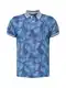 BLEND Poloshirt azur / enzian / hellblau