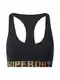 Superdry Sportski grudnjak  smeđa / crna