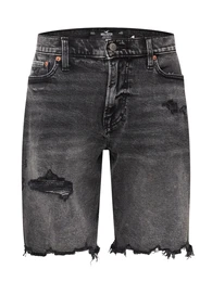 Shorts black denim