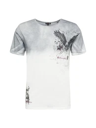 T-Shirt 'MELROSE HILL' grau / mischfarben