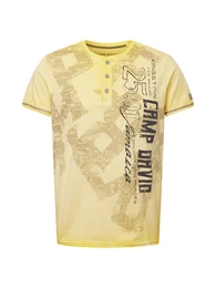 T-Shirt hellbraun / gelb / schwarz