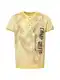 CAMP DAVID T-Shirt hellbraun / gelb / schwarz