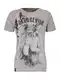 MARJO Shirt ''''Eberhard'''' grau / basaltgrau / rot