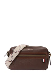 Tasche navy / braun / gold / rot / wei