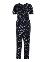 Dorothy Perkins Petite Kombinezon mornarsko plava / svijetloljubičasta