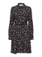 SELECTED FEMME Košilové šaty 'Fiola'  krémová / fialová / černá