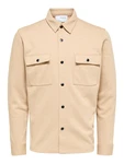 SELECTED HOMME Übergangsjacke 'SLHJackie' beige