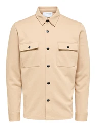 SELECTED HOMME Übergangsjacke 'SLHJackie' beige